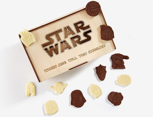 Набор шоколадок "STAR WARS" - 24 шт. - "Wood Box"