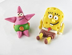 Марципановые фигурки "Губка Боб & Патрик" 