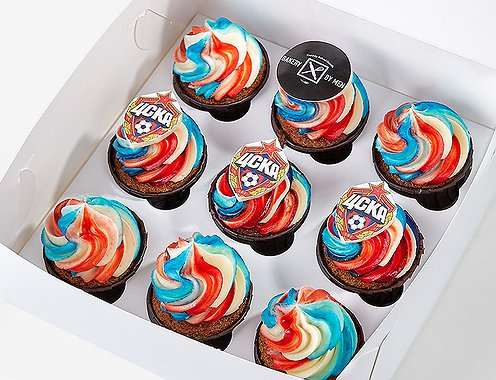 Капкейки "ЦСКА"