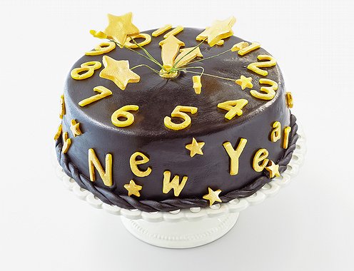 Торт "Happy New Year" - mastic style
