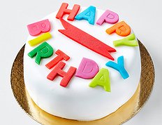 Торт "Happy Birthday" - mastic style 
